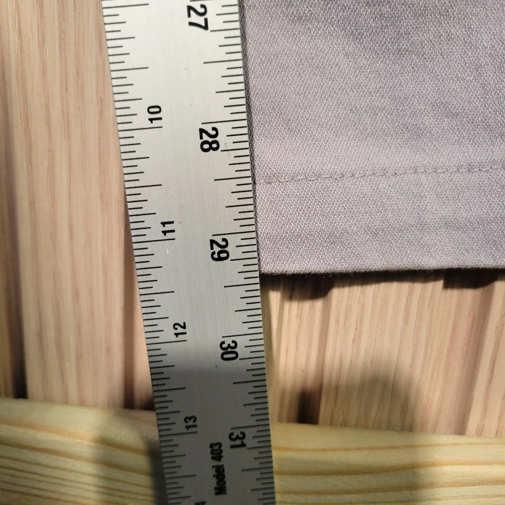 Geiger Collections Austria Lavender Grey Cotton Blend Straight Leg Pants Size 40